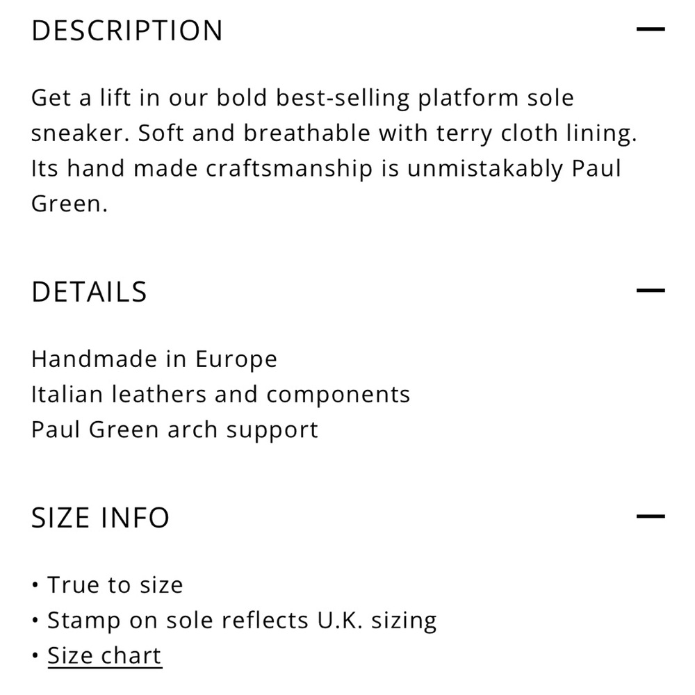 Authentic New Paul Green Bixby Platform Sneaker Mineral Metallic Size UK 4.5 - Picture 13 of 16